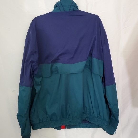 Color-blocked Windbreaker Men's Size XL Retro Performance Jacket Hiking Sporty - Picture 2 of 14